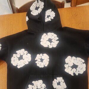 Black Denim Tears Hoodie (Sz SM), barely worn